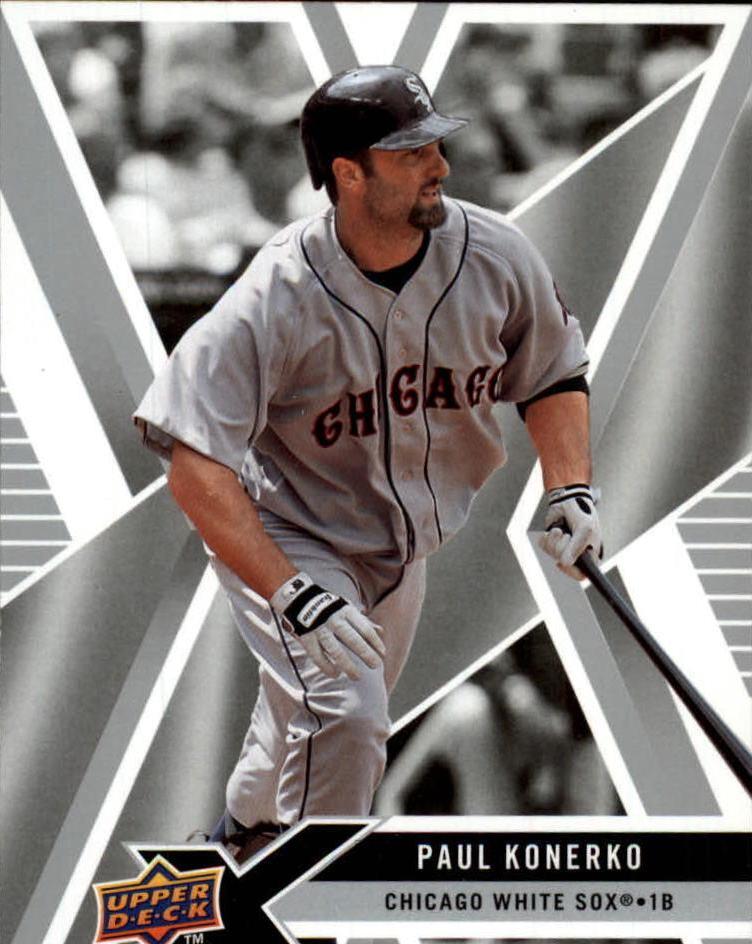Paul Konerko #24 Baseball Cards 2008 Upper Deck X