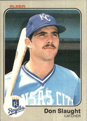 Don Slaught #123 Baseball Cards 1983 Fleer