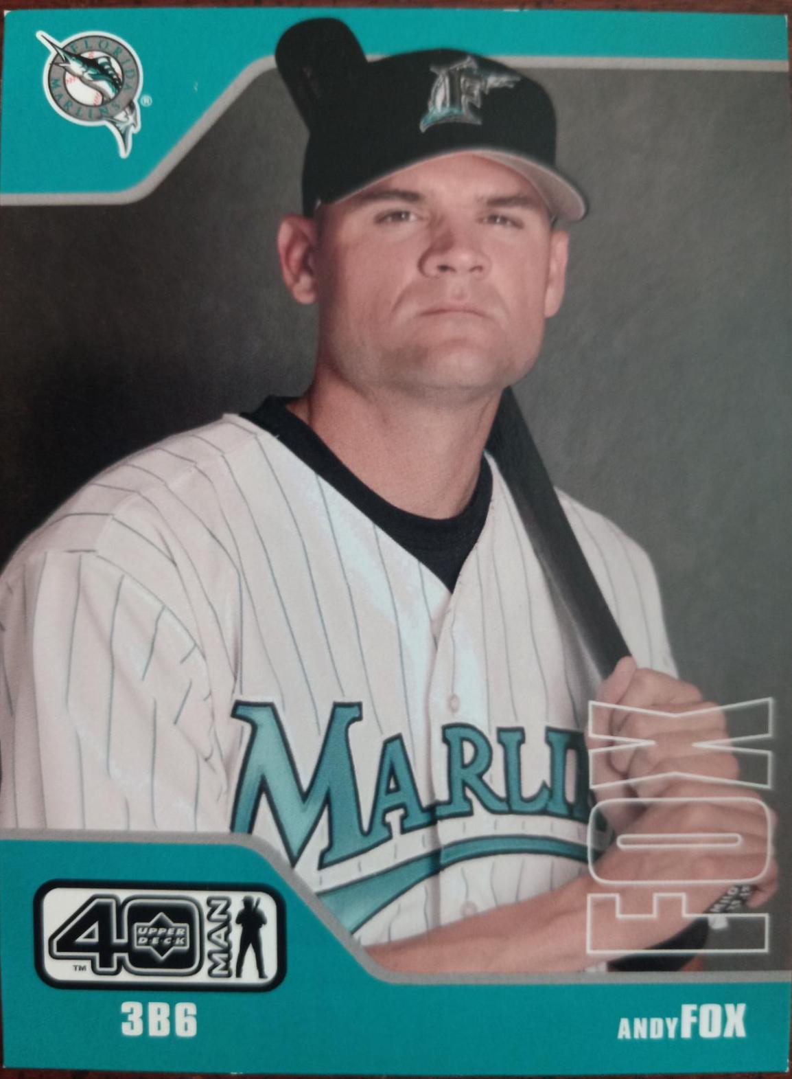 Andy Fox #791 Baseball Cards 2002 Upper Deck 40 Man
