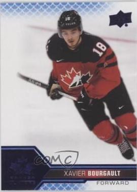 Xavier Bourgault #3 Hockey Cards 2022 Upper Deck Team Canada Juniors