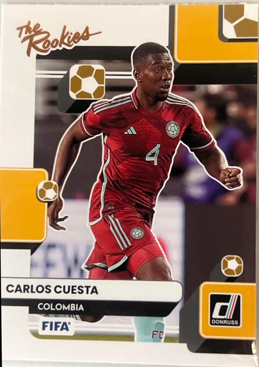 Carlos Cuesta #20 Soccer Cards 2022 Panini Donruss The Rookies