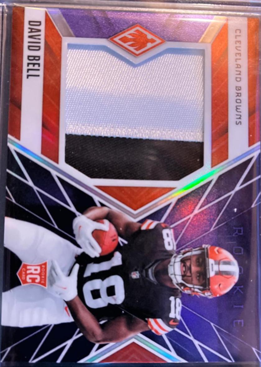 David Bell /75 #RJM-31 Football Cards 2022 Panini Phoenix Rookie Jumbo Memorabilia