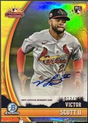 Victor Scott II #AFL-VS Baseball Cards 2024 Bowman Chrome AFL Fall Stars Autograph Prices