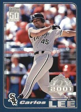 Carlos Lee #25 Baseball Cards 2001 Topps Opening Day