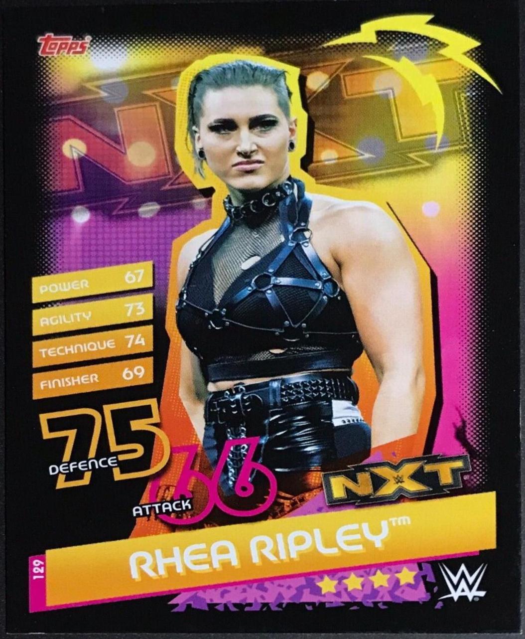 Rhea Ripley #129 Wrestling Cards 2020 Topps Slam Attax Reloaded WWE