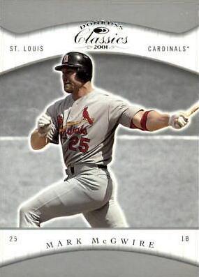 Mark McGwire #15 Baseball Cards 2001 Donruss Classics