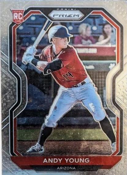 Andy Young #61 Baseball Cards 2021 Panini Prizm