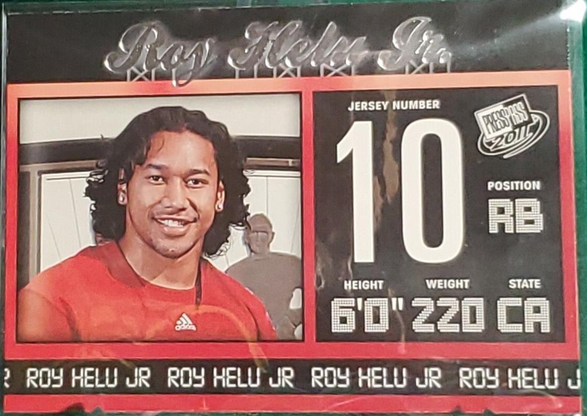 Roy Helu Jr #22 Football Cards 2011 Press Pass