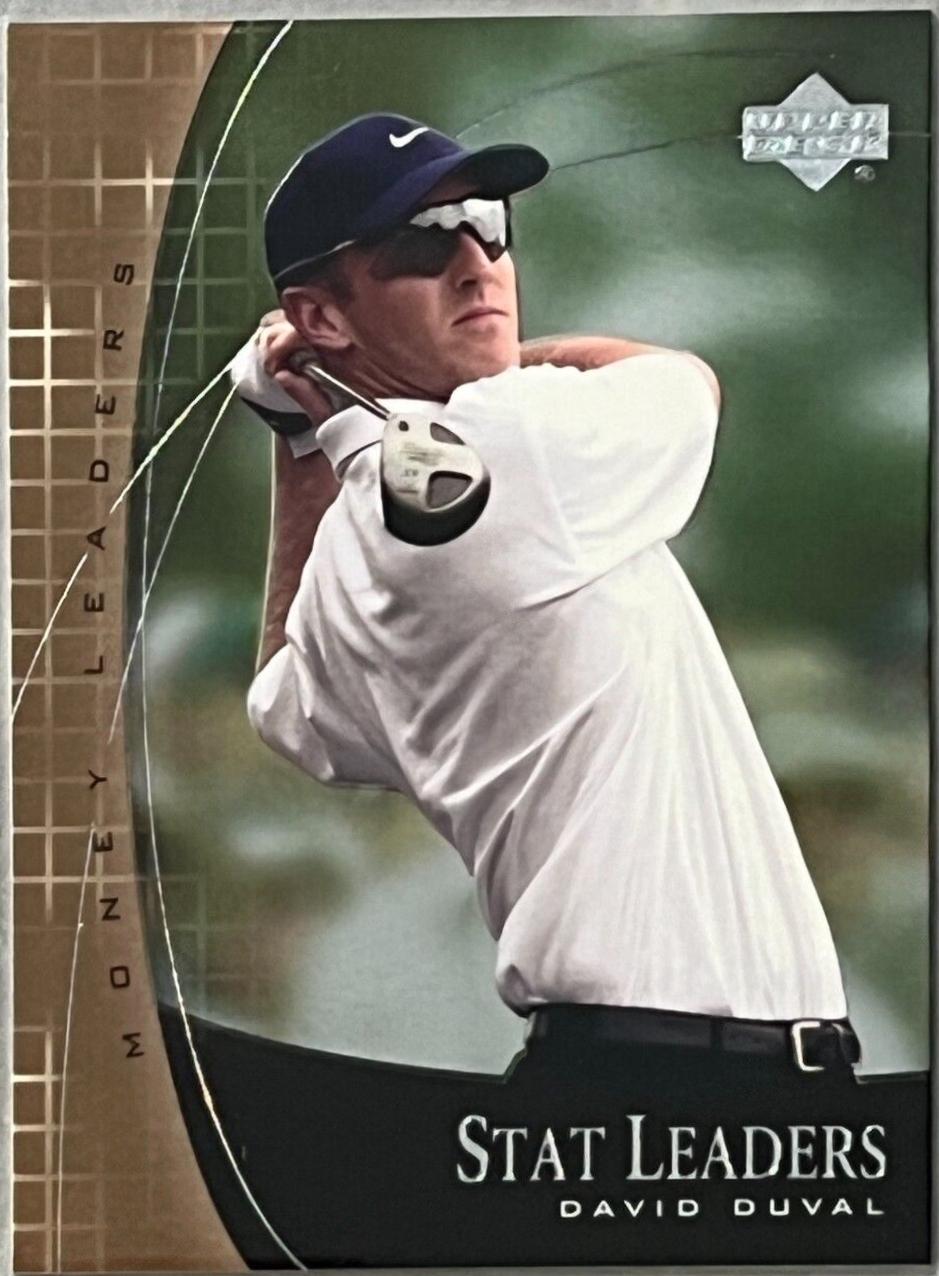 David Duval #SL19 Golf Cards 2001 Upper Deck Stat Leaders