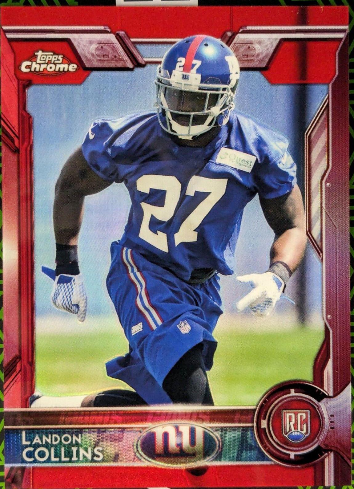 Landon Collins [Autograph Red Refractor] #118