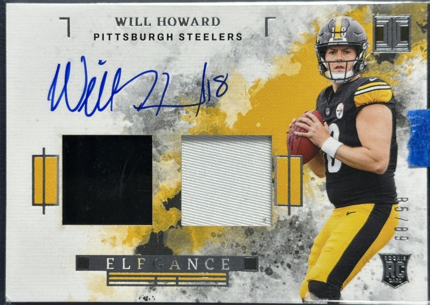 Will Howard #30 2025 Panini Impeccable Football Rookie Autographs