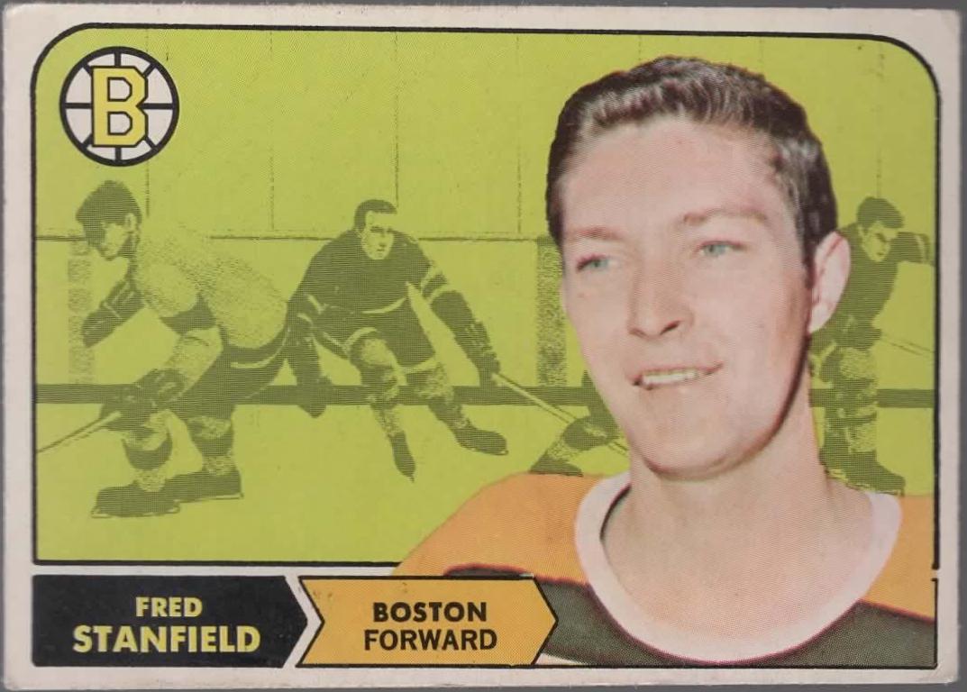 Fred Stanfield #10 Hockey Cards 1968 O-Pee-Chee