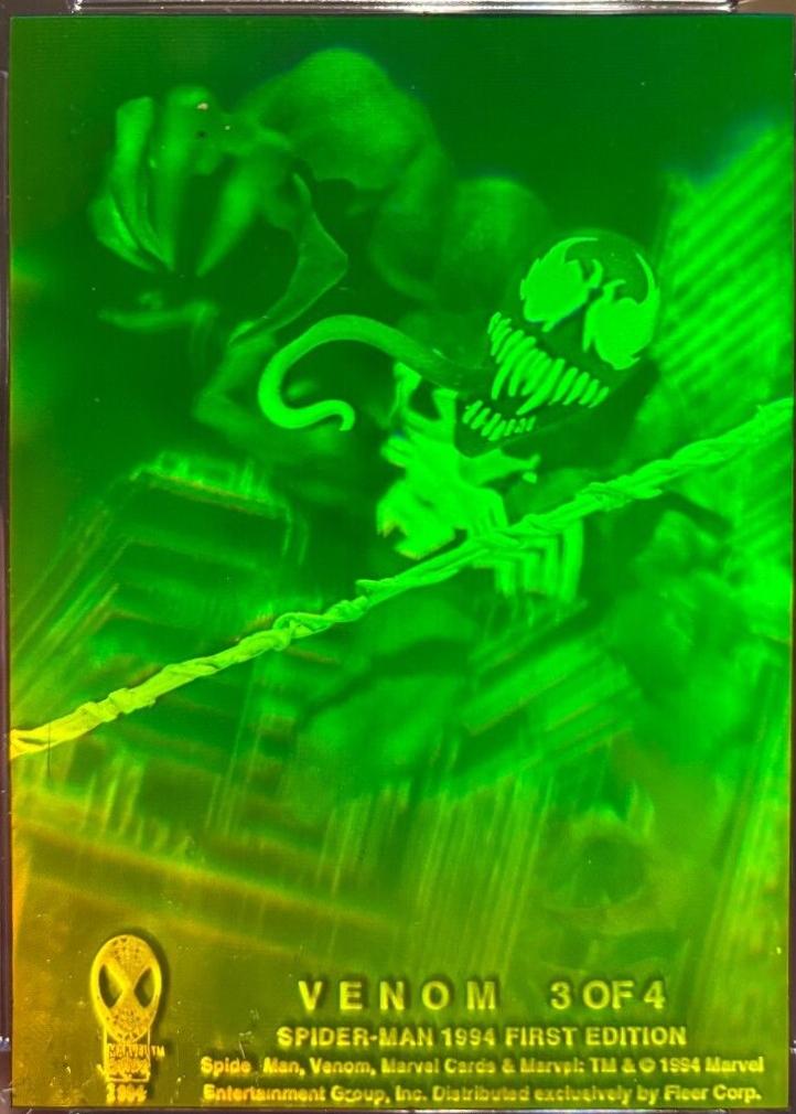 Venom #3 Marvel 1994 Fleer Amazing Spider-Man Hologram