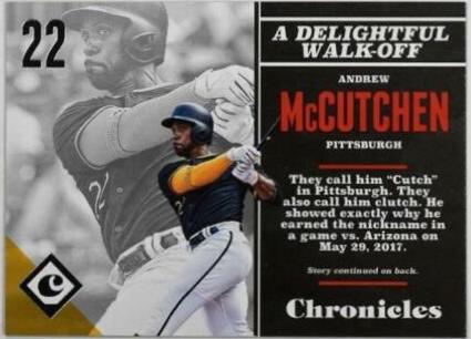 Andrew McCutchen #5 Baseball Cards 2017 Panini Chronicles