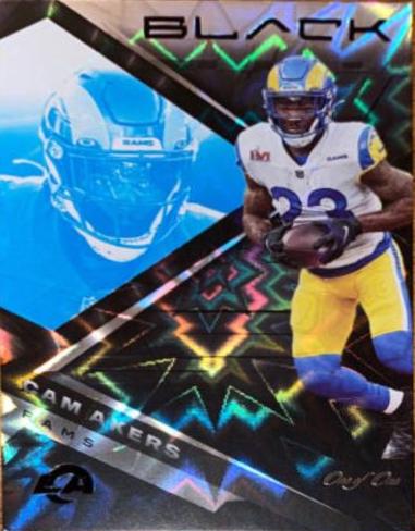Cam Akers #2 Football Cards 2022 Panini Black