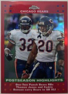 Thomas Jones, Cedric Benson