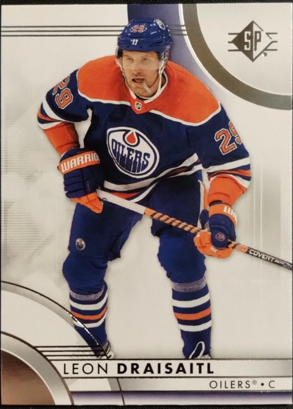 Leon Draisaitl #5 Hockey Cards 2023 SP