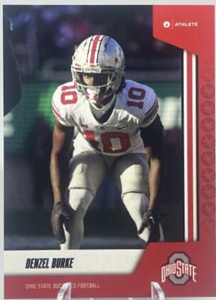 Denzel Burke #28 Football Cards 2023 ONIT Athlete Ohio State Buckeyes