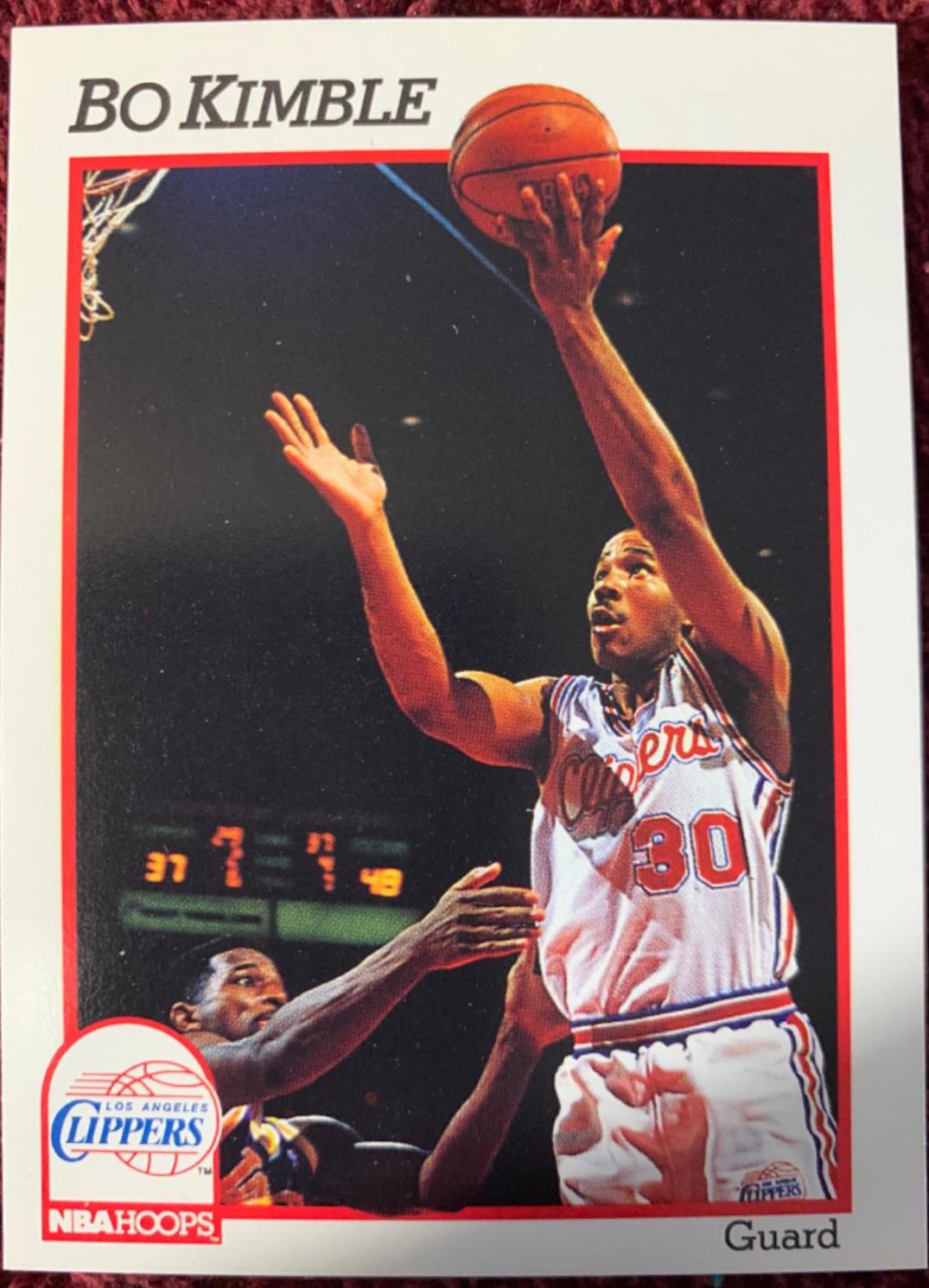 Bo Kimble #379 Basketball Cards 1991 Hoops