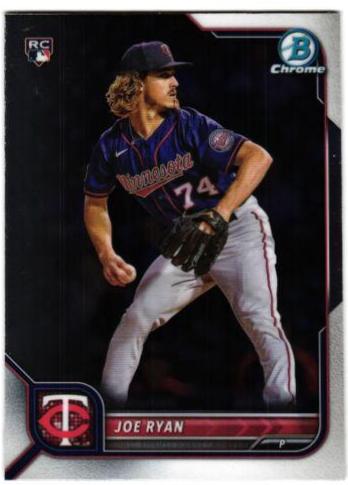 Joe Ryan #8 Baseball Cards 2022 Bowman Chrome