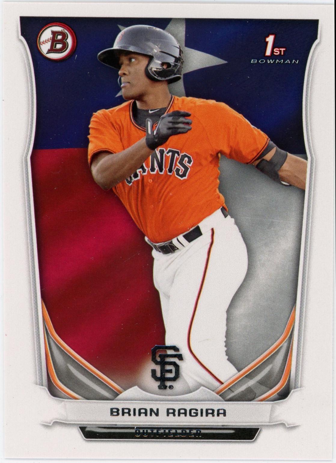 Brian Ragira #BP100 Baseball Cards 2014 Bowman Prospects
