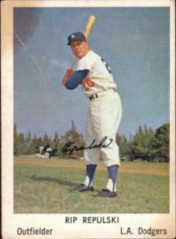 Rip Repulski #5 Baseball Cards 1960 Bell Brand Dodgers