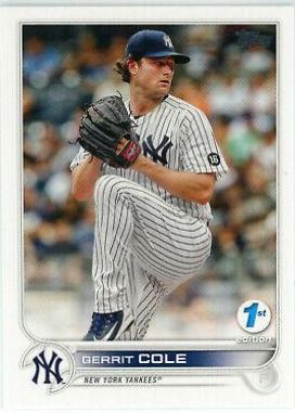 Gerrit Cole #35 Baseball Cards 2022 Topps 1st Edition