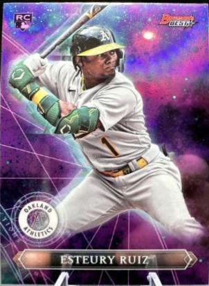 Esteury Ruiz #AP-20 Baseball Cards 2023 Bowman's Best Astral Projections