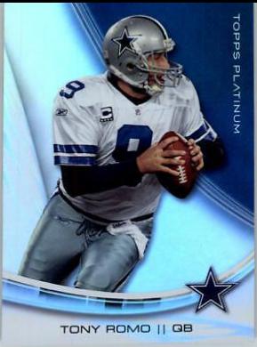 Tony Romo #4 Football Cards 2013 Topps Platinum
