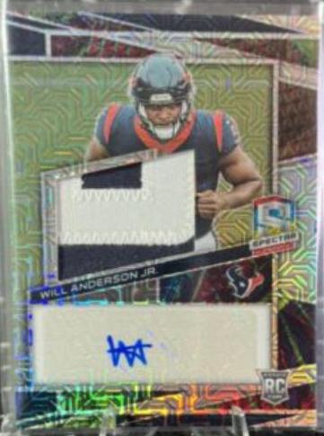 Will Anderson Jr. #3 Football Cards 2023 Panini Spectra Rookie Autograph Meta