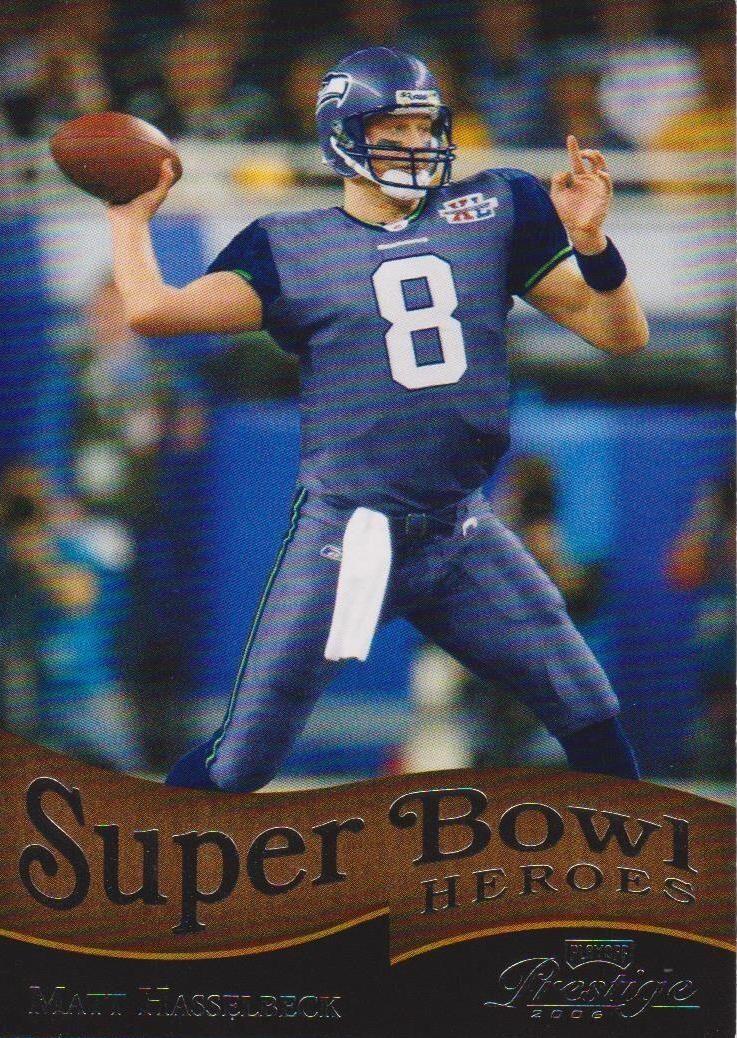 Matt Hasselbeck #SB-7 Football Cards 2006 Playoff Prestige Super Bowl Heroes