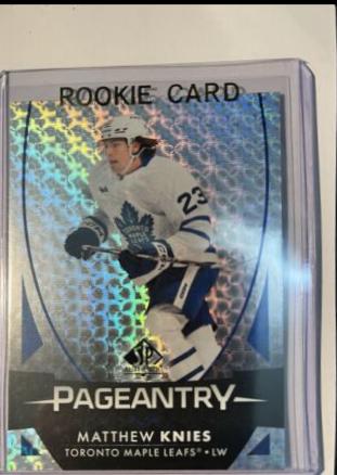 Matthew Knies #P-64 Hockey Cards 2023 SP Authentic Pageantry