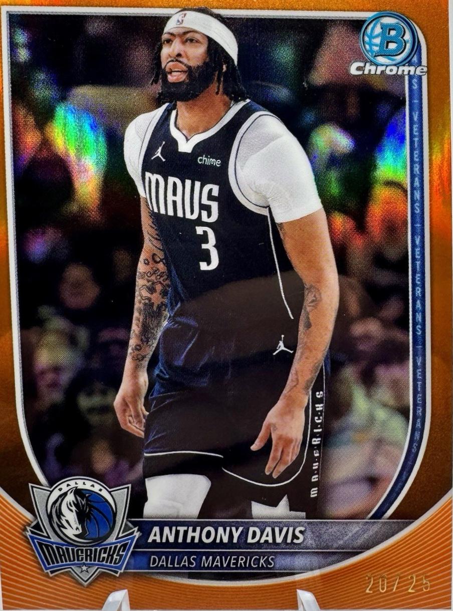 Anthony Davis [Orange Refractor] #BCV-131