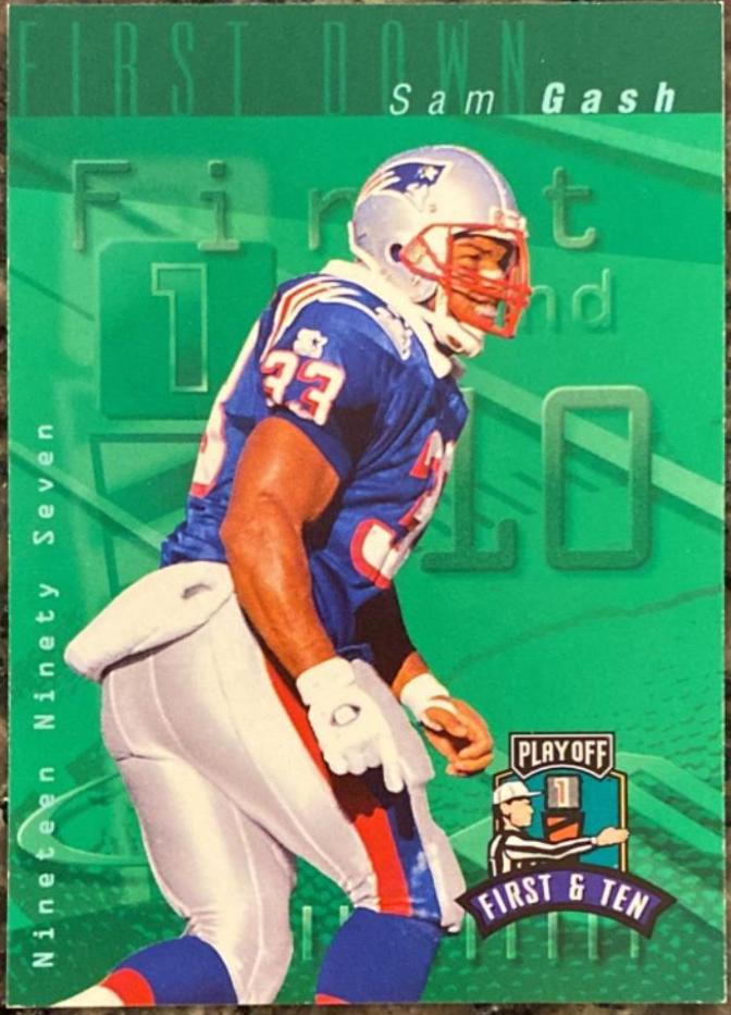 Sam Gash #67 Football Cards 1997 Playoff 1st & 10