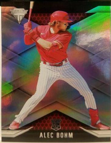 Alec Bohm #4 Baseball Cards 2021 Panini Chronicles Titanium