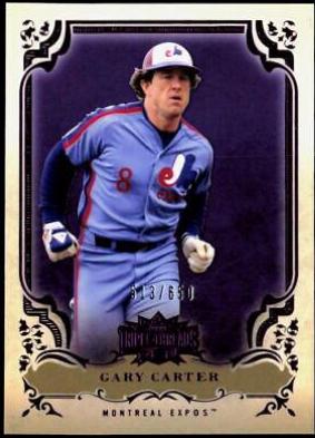 Gary Carter #14 2013 Topps Triple Threads Baseball