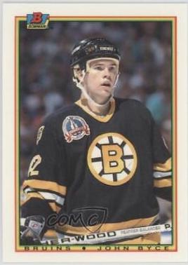 John Byce #38 Hockey Cards 1990 Bowman Tiffany