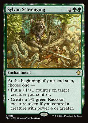 Sylvan Scavenging [Foil] (Magic Foundations)