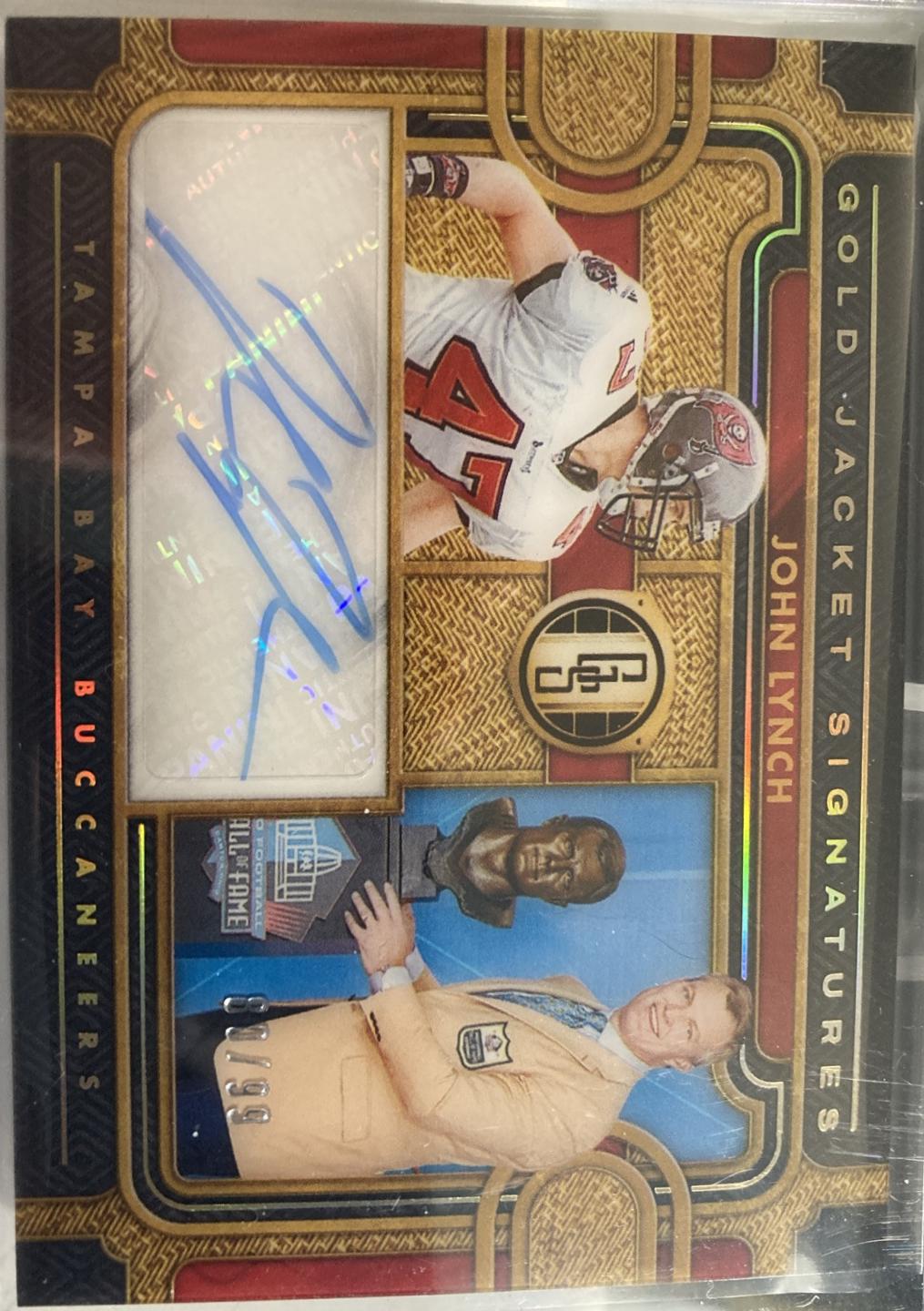 John Lynch #GJS-JL Football Cards 2024 Panini Gold Standard Jacket Signature