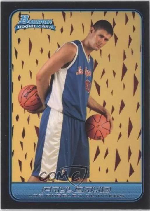Paul Davis #141 Basketball Cards 2004 Bowman Draft Picks & Prospects Topps Original