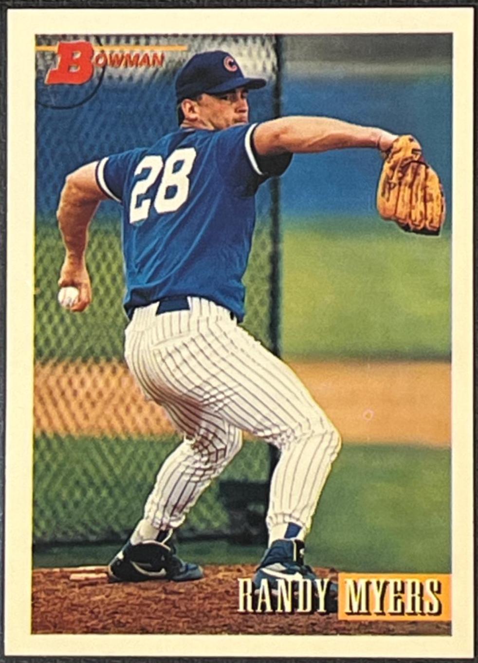 Randy Meyers #32 Baseball Cards 1993 Bowman