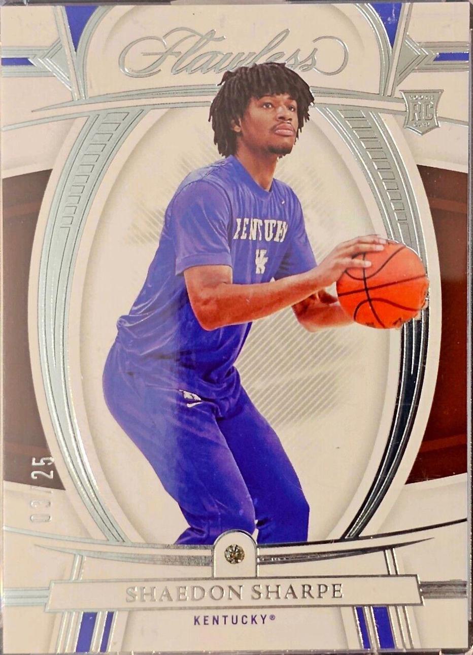 Shaedon Sharpe #6 Basketball Cards 2022 Panini Flawless Collegiate