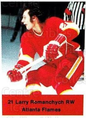 Larry Romanchych Hockey Cards 1974 NHL Action Stamps