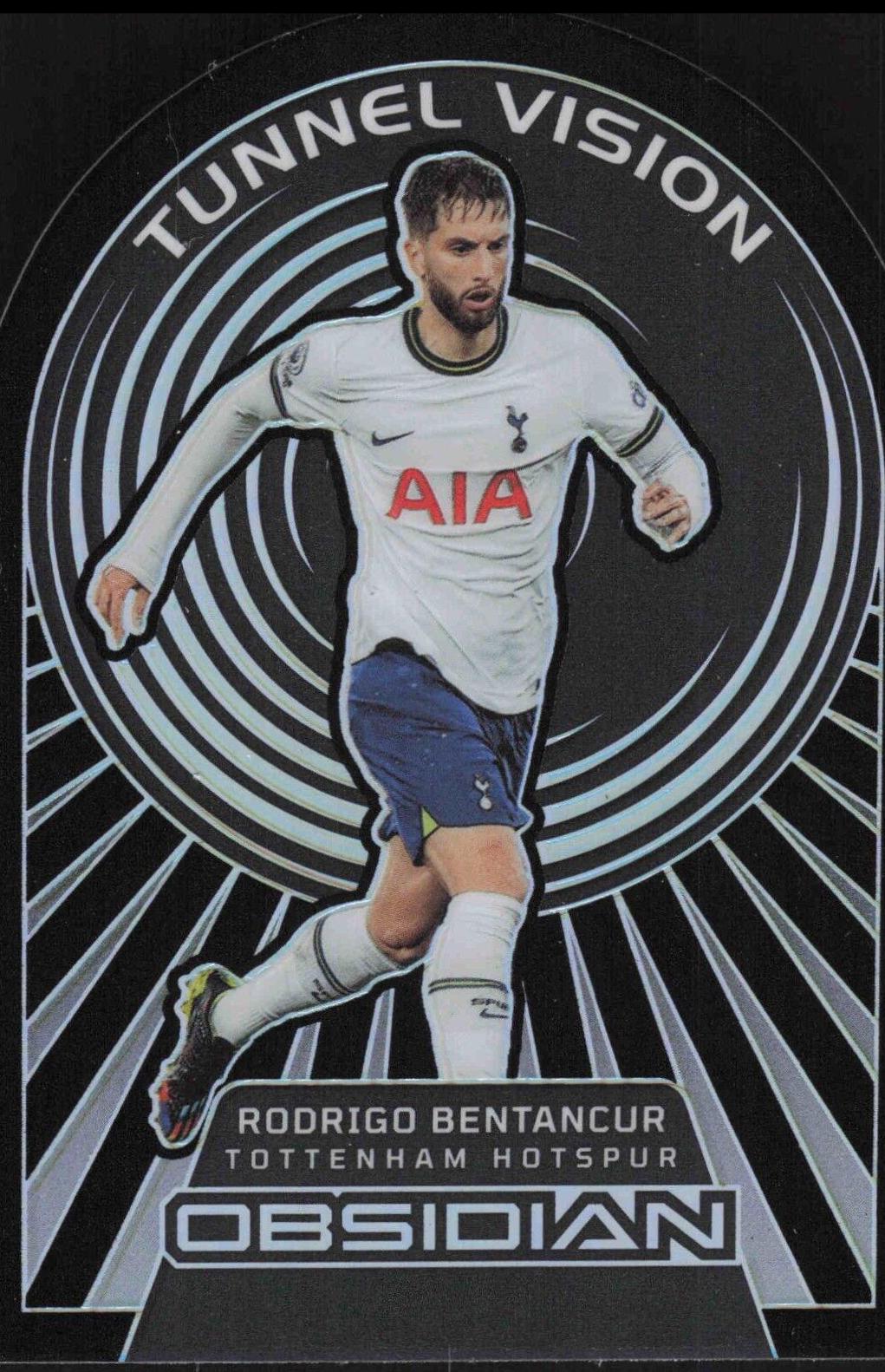 Rodrigo Bentancur #22 Soccer Cards 2022 Panini Obsidian Tunnel Vision