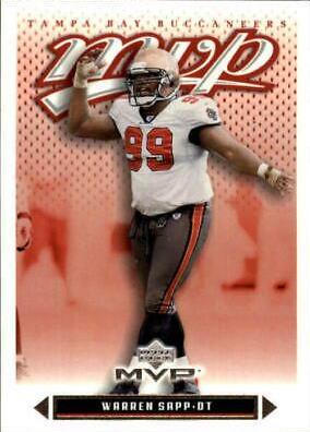 Warren Sapp #5 Football Cards 2003 Upper Deck MVP