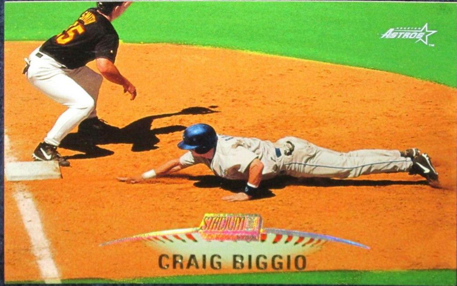 Craig Biggio #25 Baseball Cards 1999 Stadium Club
