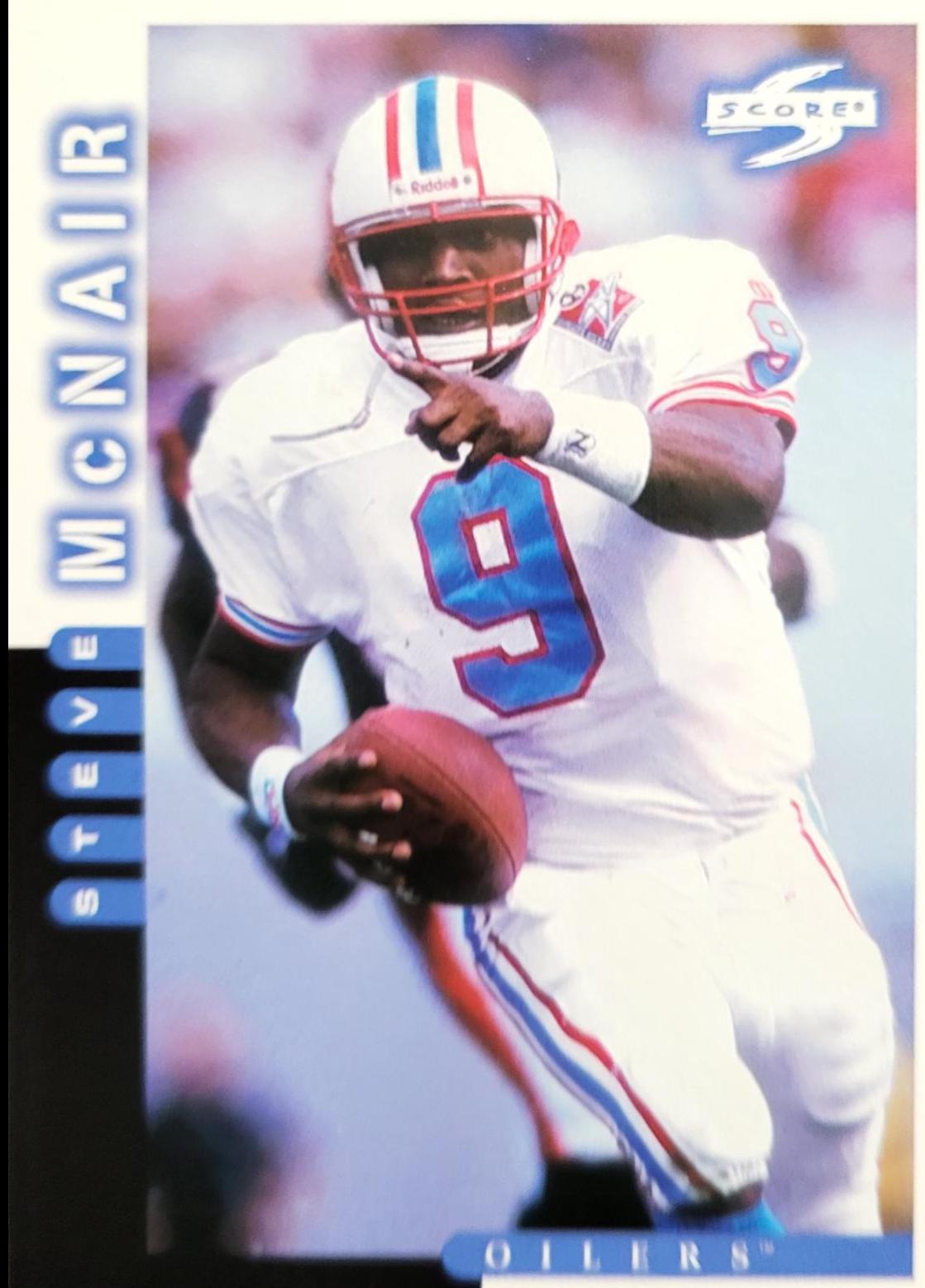Steve McNair #13 Football Cards 1998 Panini Score