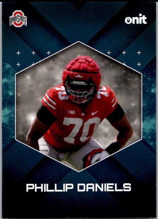 Phillip Daniels #B-49 2025 Onit Athlete Gravity Ohio State Buckeyes Football