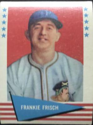 Frankie Frisch #30 Baseball Cards 1961 Fleer
