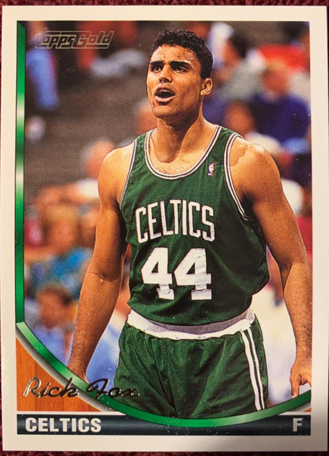 Rick Fox #24 Basketball Cards 1993 Topps Gold